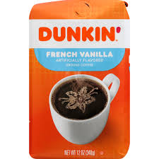 dunkin coffee ground french vanilla