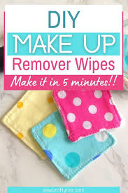 diy reusable makeup remover pads sew