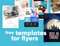 free templates for flyers to customize
