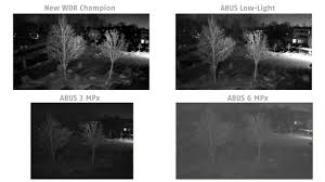 Abus Camera Comparison Light Sensitivity At Night Halls