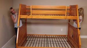 how to build a twin over full bunk bed