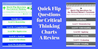 Quick Flip Questions For Critical Thinking Charts A Review