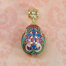 faberge style egg pendant gallery