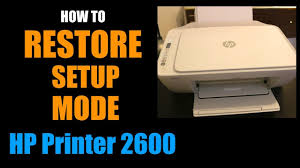 Provide hp deskjet 2620 wireless setup between your hp deskjet 2620 printer device and computer. How To Restore Setup Mode On Hp Deskjet 2600 All In One Printer Series Review Youtube