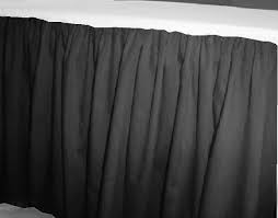 Solid Charcoal Gray Colored Bedskirt