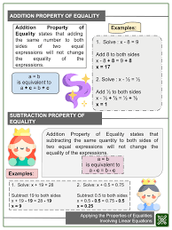 Equalities 7th Grade Math Worksheets