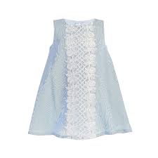 Shop Lito Little Girls Light Blue Lace Sleeveless A Line Easter Dress Overstock 28755770