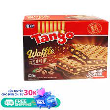 Bánh Xốp VỊ Cà Phê Tango Waffle 160gr Nhập Khẩu Indonesia Hộp 20 Cái (Date  Xa) - Bánh xốp