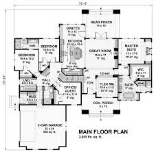 Four Bedroom Bungalow House Plan