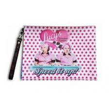 love lucy makeup bag chocolate factory