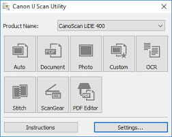 Select download to save the file to your computer. Canon Canoscan Lide 400