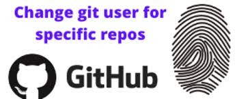 change git user for a specific repo