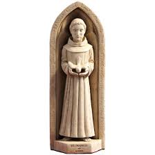 St Francis Of Assisi Stone Arch Statue