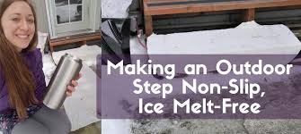Slippery Steps Safe Without Ice Melt