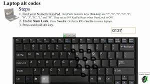 alt codes ƒöΓ symbols öñ laptop