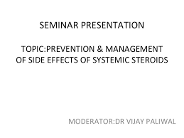 Prevention Management Of Side Effects Of Systemic Steroids