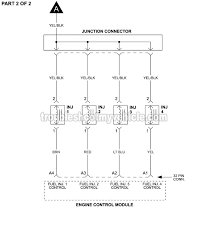The firing order is 1342. 1996 1998 Fuel Injector Circuit Diagram 1 6l Honda Civic