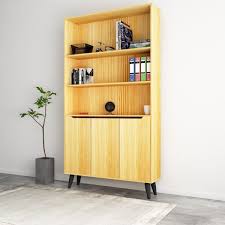 Solid Wood Bookshelf Myseat Sg Free