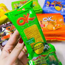 Bánh quy Rong biển - Ok Thin Biscuit Thái Lan 360 gram