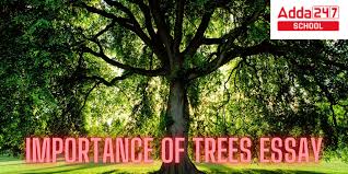 importance of trees essay in english