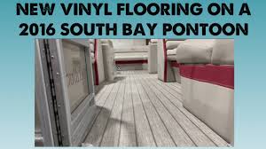 pontoon vinyl floor upgrade you