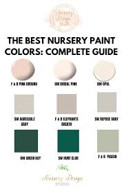 The Best Nursery Paint Colors