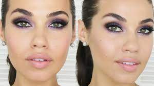 purple smokey eye makeup eman