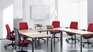 Campfire big table offers an uninterrupted work surface (full top). Kalidro Conference Meeting Room Furniture Steelcase
