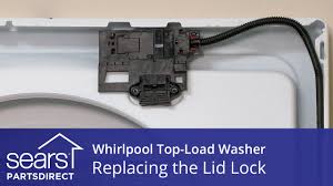 Washer for a moment and pause, lid will lock, then. How To Replace The Lid Lock On A Whirlpool Vertical Modular Washer Vmw Youtube