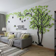 Tree Wall Decal 3d Living Room Green
