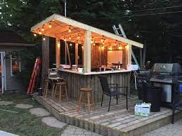 Build Backyard Tiki Bar Ideas