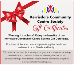 Gift Certificate Kerrisdale Community Centre