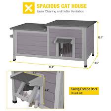 Aivituvin Feral Cat Shelter 2 Room