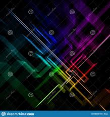 Colorful Abstract Line Technology Theme Stylish Crossing