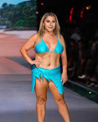 I'm curvy & I just did a runway in a bikini... trolls say they just let  anyone walk these days, but I am super proud | The US Sun