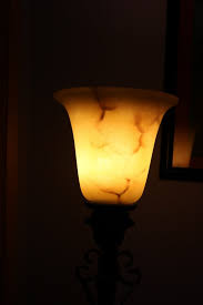 Vintage Genuine Alabaster Lamp Shade