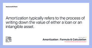 amortization formula calculation
