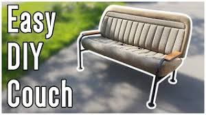 upcycled syard benchseat couch