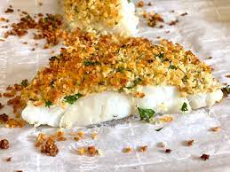 baked cod with panko swirls of flavor