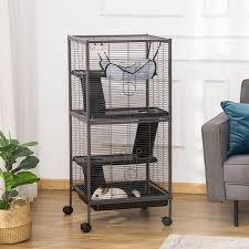 Pawhut Small Animal Cage For Rabbits