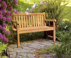 Windsor 2 Seater Teak Garden Bench 4ft