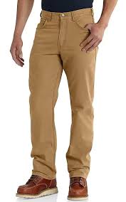relaxed fit canvas 5 pocket work pant
