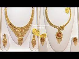 latest tanishq gold necklace design