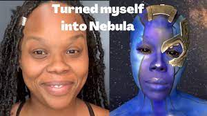 nebula from avenger s makeup tutorial