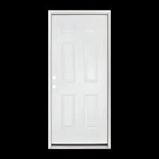 Fiberglass Exterior Prehung Single Door