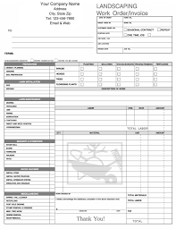 Lawn Mowing Invoice Template Free And Free Lawn Care Invoice