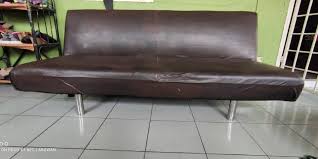 sofa bed pu leather free delivery klang