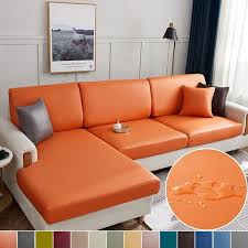 Faux Leather Sofa Seat Cover Waterproof