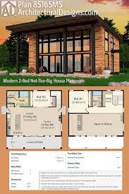 Plan 85165ms Modern 2 Bed House Plan