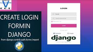 create login form using django how to